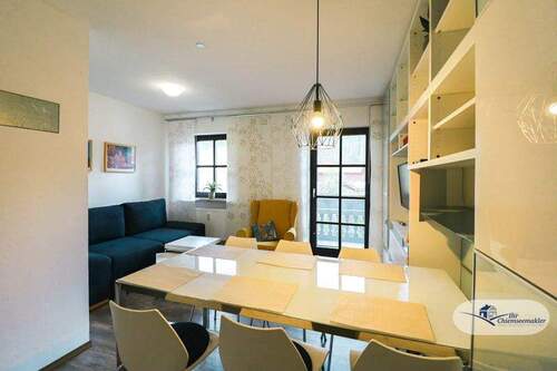 Wohn- Essbereich - 2-Zimmer-Ferienwohnung in den Chiemgauer Alpen