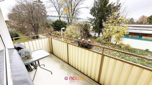 Blick auf den Balkon - 