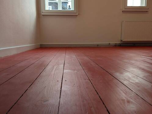 Holzdielen in Ochsenblut-Rot - 