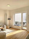 Wohnzimmer - 1 Zimmer Etagenwohnung zum Kaufen in Berlin