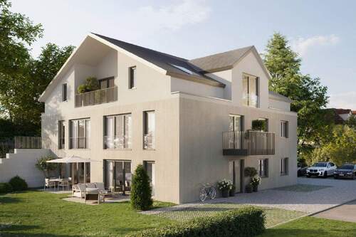 Visualisierung Aussenansicht - 3 Zimmer Etagenwohnung zum Kaufen in Starnberg