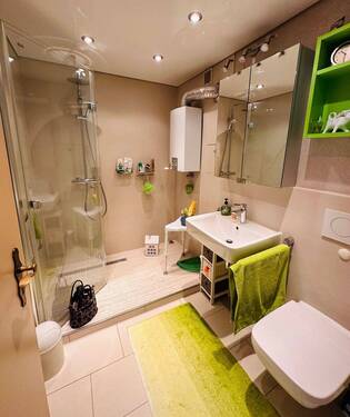 Badezimmer im EG.jpg - 5 Zimmer Mehrfamilienhaus, Wohnhaus in Willstätt