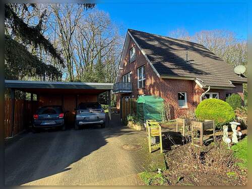 Außenansicht - Einfahrt - Carport - 7 Zimmer Mehrfamilienhaus, Wohnhaus zum Kaufen in Borken / Burlo