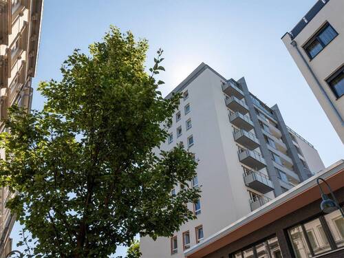 Ansicht mit Balkon - Etagenwohnung mit 90,00 m² in Aachen zur Miete