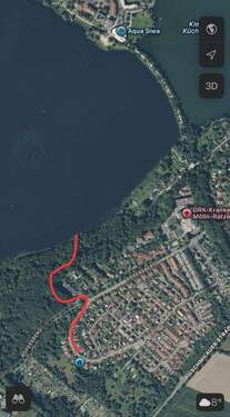 Fußweg zum Badesteg - 