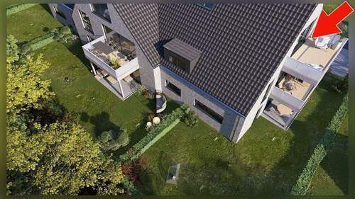 Luftbild - Etagenwohnung mit 63,00 m&sup2; in Borken zum Kaufen