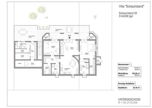 0001 - Etagenwohnung mit 142,30 m&sup2; in Igel zum Kaufen
