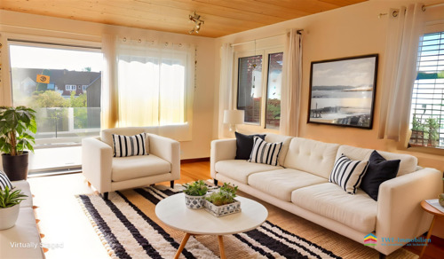 Sehr helles Ess- und Wohnzimmer - Barrierefreie Traum-Wohnung in Luftkurort Heiligenberg