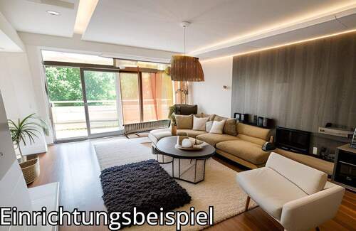 Wohnzimmer - Großzügige Wohnung in Randlage - 395.000,00 EUR Kaufpreis, ca.  124,00 m² Wohnfläche