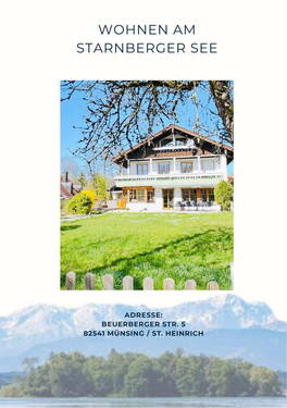 Bild 1 - Wohnen am Starnberger See - 1.690.000,00 EUR Kaufpreis, ca.  240,00 m² Wohnfläche