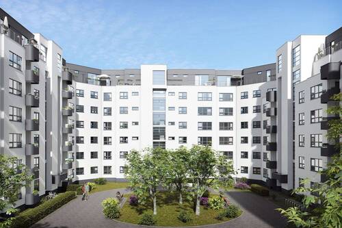 Außenansicht - Energieeffiziente, vermietete Wohnung im Hochparterre mit Terrasse & Aufzug