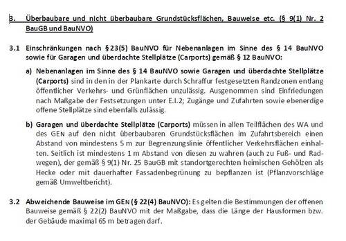 Garagenvorschrift.jpg - Grundstück in Borgholzhausen