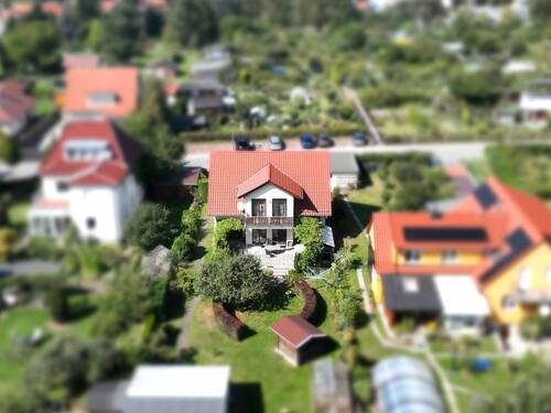 Luftaufnahme - 5 Zimmer Einfamilienhaus in Bischofswerda