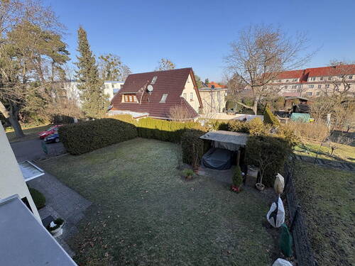 Gartenansicht aus Zimmer 2 - 