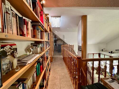 Lesegalerie im Obergeschoss - 