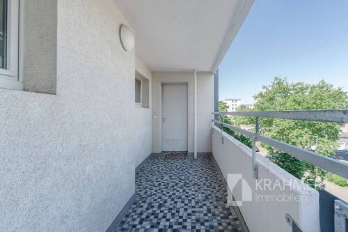 Laubengang zur Wohnung - 