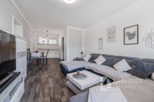 Wohnzimmer - Etagenwohnung mit 59,00 m² in Moers / Asberg zum Kaufen