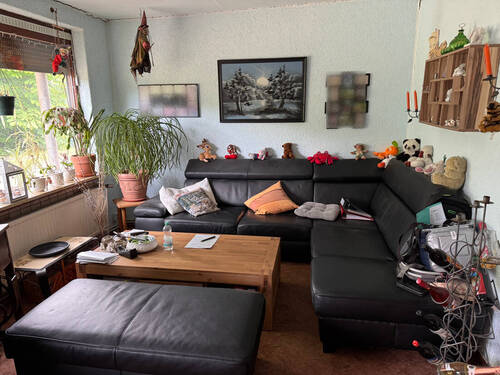 Wohnzimmer - Mehrfamilienhaus, Wohnhaus mit 95,00 m² in Kudensee zum Kaufen