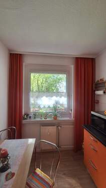 Vorhänge in der Küche (VB) - Etagenwohnung mit 56,60 m² in Görlitz zur Miete