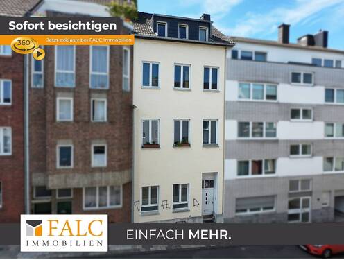 Haus Frontansicht - Goldgrube in Burtscheid! 4 Wohnungen, 1 Entscheidung: Kaufen!