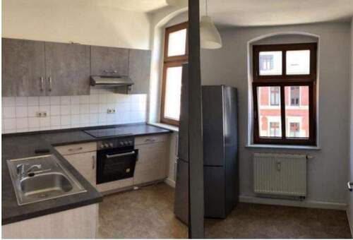 Einbauküche - 3 Zimmer Etagenwohnung zur Miete in Chemnitz