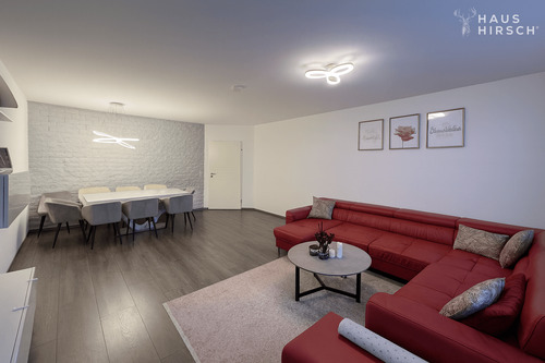 Wohnzimmer - Etagenwohnung mit 86,00 m&sup2; in Monheim am Rhein zum Kaufen