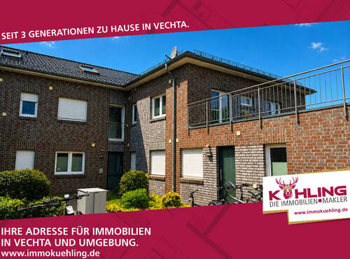 Außenansicht - ** Anfragestopp!** Moderne 2-Zimmer Wohnung mit Balkon in Vechta!