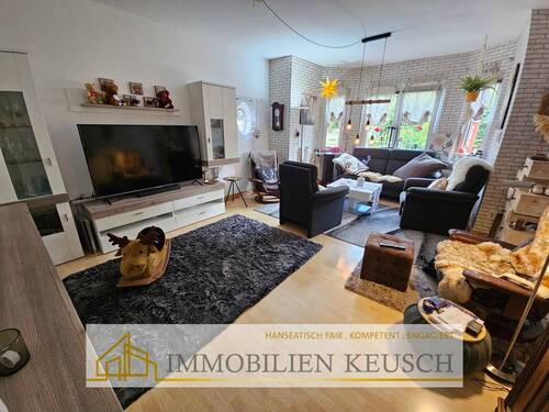 Wohnzimmer EG - 1 Zimmer Mehrfamilienhaus, Wohnhaus in Rotenburg (Wümme)