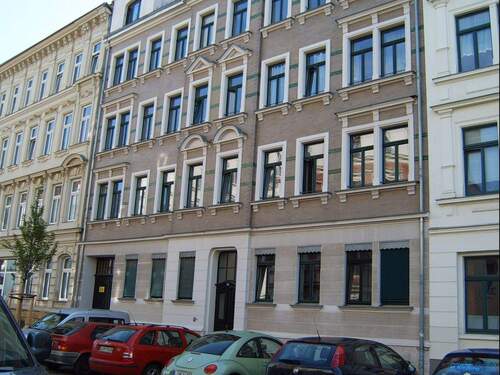 Hausansicht - 2-Raum ETW in ruhiger Lage in der Südvorstadt