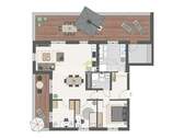 Grundriss Penthouse 01 - 