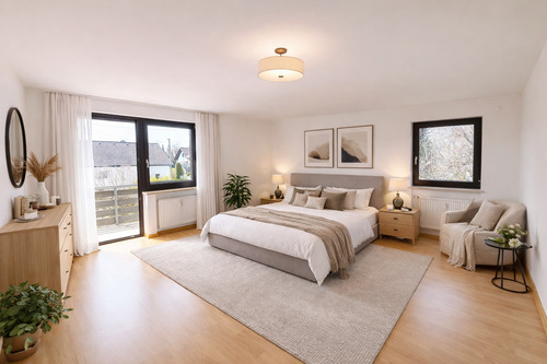 Mustereinrichtung Schlafzimmer (1.OG) - 