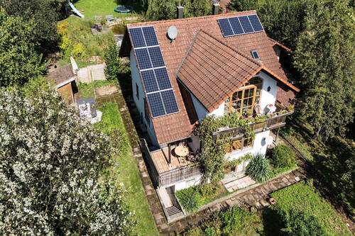 Luftbild - 6 Zimmer Mehrfamilienhaus, Wohnhaus zum Kaufen in Türkenfeld / Zankenhausen