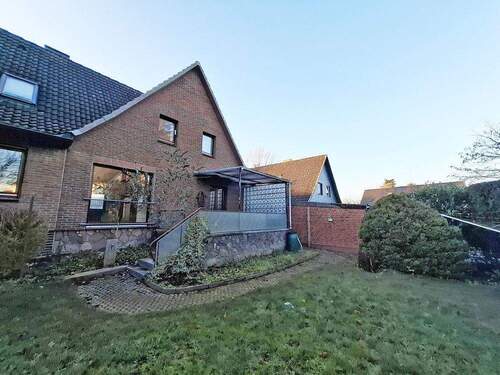 Rückansicht - Doppelhaushälfte mit 111,20 m&sup2; in Bargteheide zum Kaufen