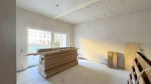 Wohnzimmer - Terrassenwohnung in Garmisch-Partenkirchen zum Kaufen