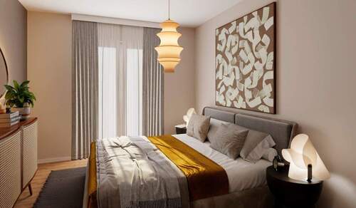 Schlafzimmer - Sonnige 2-Zimmer-Wohnung mit Südbalkon und Abstellraum