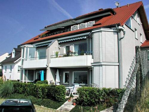 Rückansicht - Konz: 5-ZKB-Whg. mit Südbalkon und Panoramablick ab 01.02.26 zu vermieten