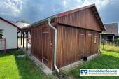Carport mit Schuppen - 