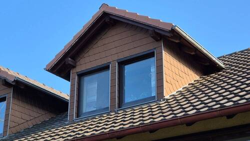 Dachgaube Rückseite - 