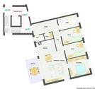 Grundriss Wohnung 2.07 Obergeschoss - 