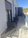 Balkon Westseite - 2 Zimmer Etagenwohnung zur Miete in Frankfurt am Main