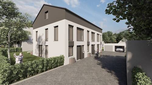 Ansicht Hof - 5 Zimmer Reihenendhaus zum Kaufen in München