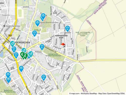 Geolyzer Kartenausschnitt - 