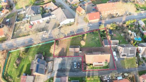 Luftaufnahme Grundstück - 8 Zimmer Einfamilienhaus zum Kaufen in Bramsche