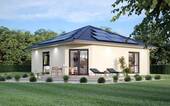 Ansicht SH-62-b-Variante-A - Komfortabel wohnen auf einer Ebene - barrierefreier Bungalow in Großkayna mit ScanHaus!