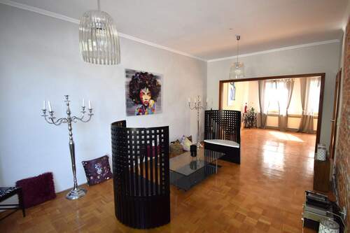 Wohnzimmer - Familienhaus mit Charme am Rosarium zu verkaufen!