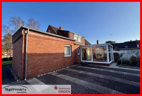 Gartenansicht - 4 Zimmer Doppelhaushälfte zum Kaufen in Emden
