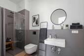 Badezimmer mit Einrichtungsbeispiel - 3 Zimmer Etagenwohnung in Potsdam