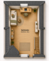 Grundriss Spitzboden - 