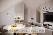 Offener & Heller Wohn-Essbereich - Etagenwohnung mit 93,60 m&sup2; in Achim zum Kaufen
