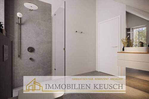 Modernes Duschbad - 
